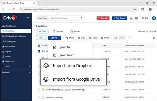Import Files
